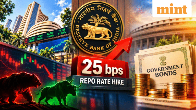 RBI's 25 bps Repo Rate Hike: Experts see more! Right time to sell stocks and buy government-backed bonds?