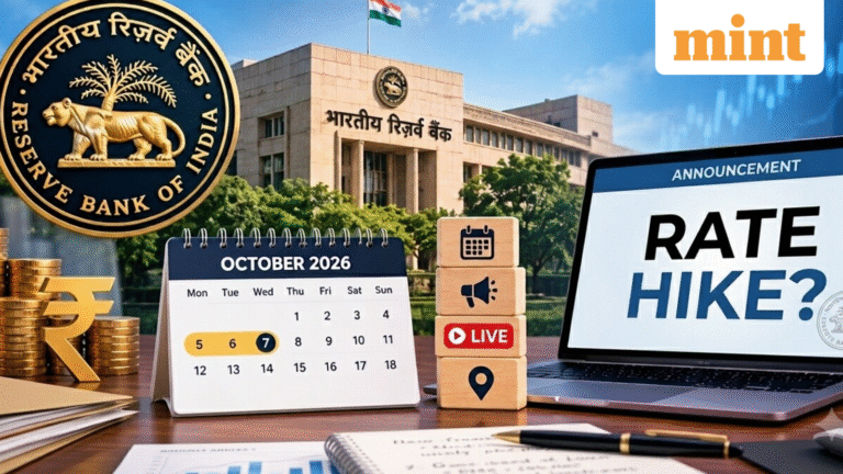 RBI MPC Meeting Oct 2026: Dates, outcome announcement time, when &amp; where to watch LIVE speech of Guv Sanjay Malhotra