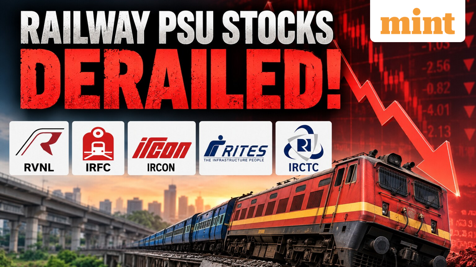 Railway PSU stocks derailed! RVNL, IRFC, IRCON, RITES to IRCTC down 40% in yr- What went wrong? Experts explain