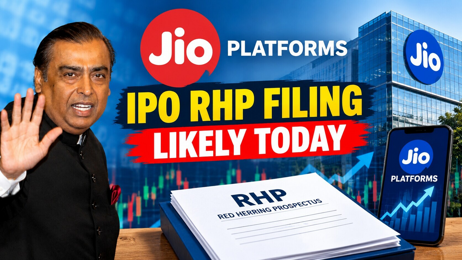 Reliance Jio IPO RHP filing likely today; latest GMP jumps to  ₹219 - check expected share price band, size, valuation