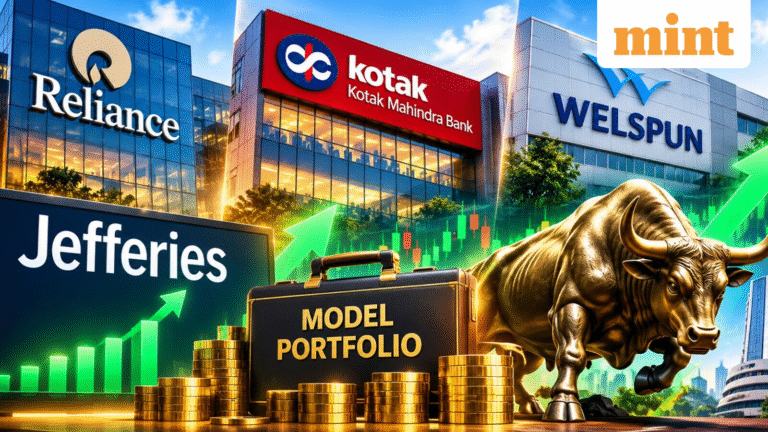 Reliance, Kotak Mahindra Bank, Welspun shares: Build model stock portfolio! Why Jefferies India is bullish on large-caps