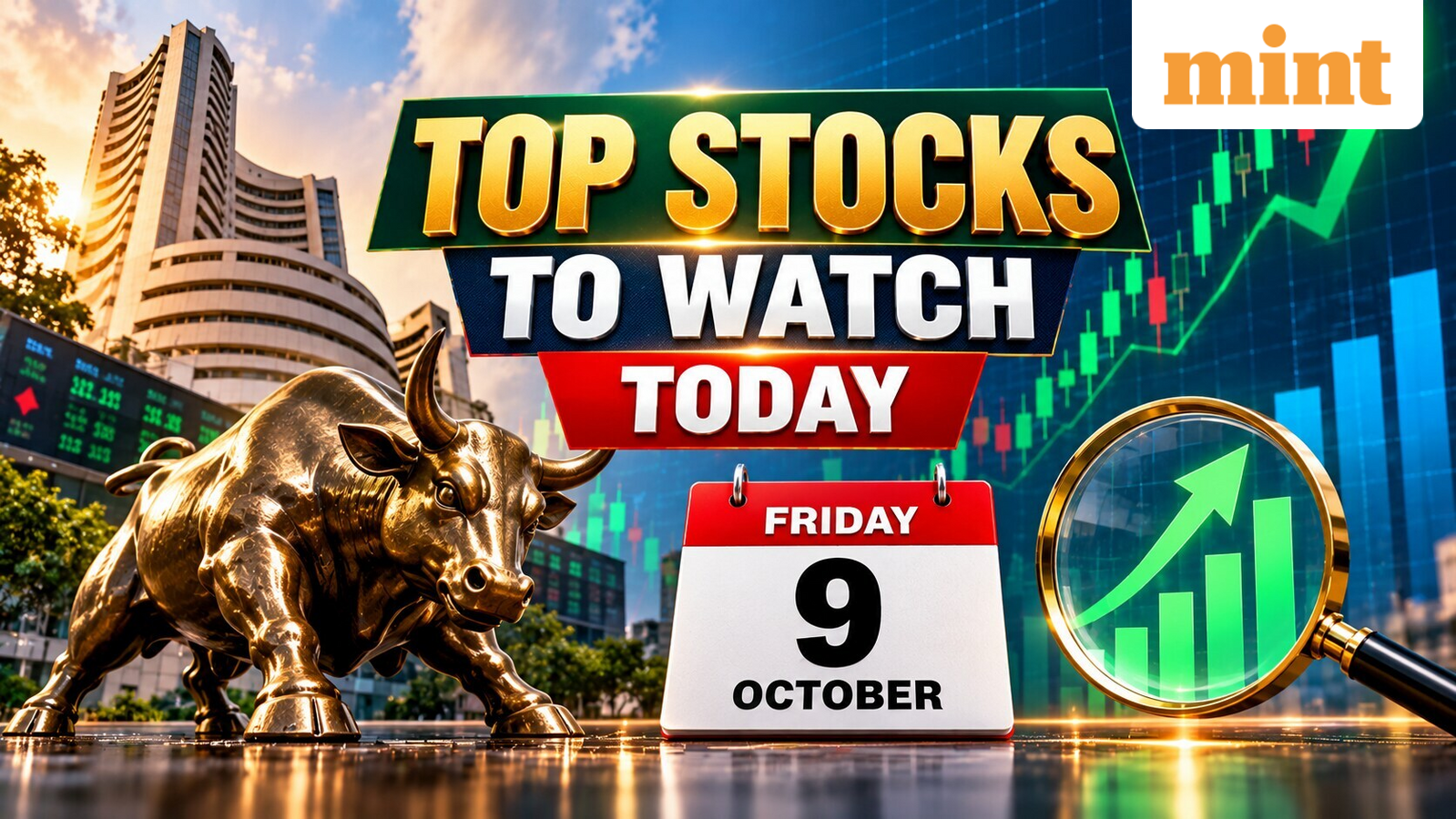 Top stocks to watch today: Infosys, TCS, Wipro, ITC, Power Grid shares in focus on Friday, 9 October | Full list