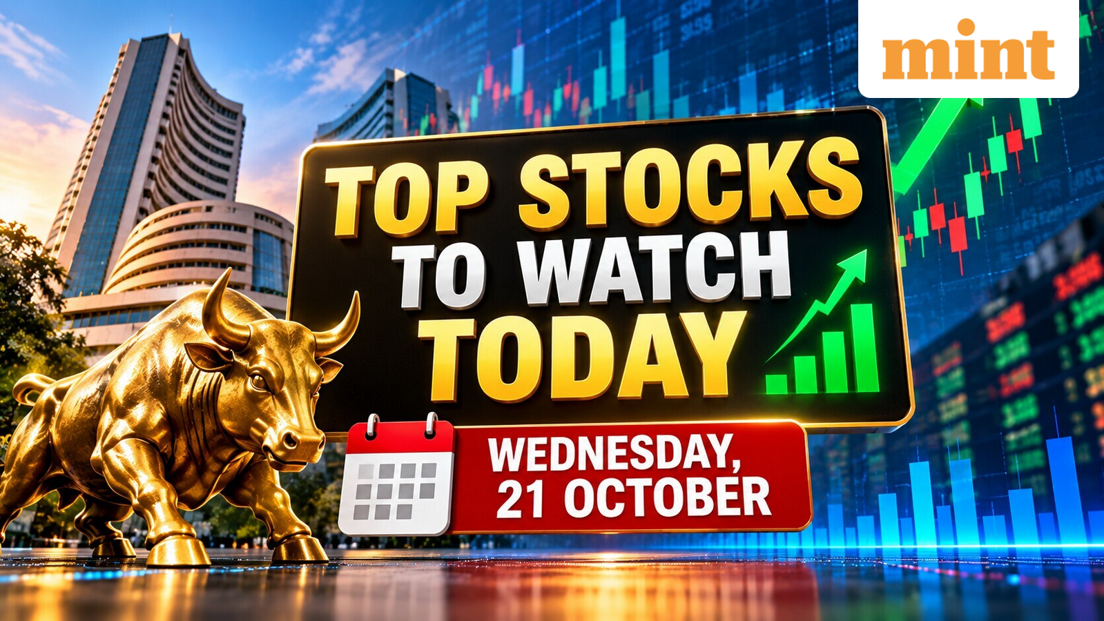 Top stocks to watch today: Eternal, Reliance Industries, IREDA, RailTel shares in focus on Wed, 21 Oct | Full list
