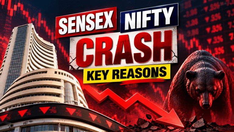 Another stock market crash: Nifty, Sensex tank - FII selling, high bond yields, among 5 reasons behind big plunge | Stock Market News