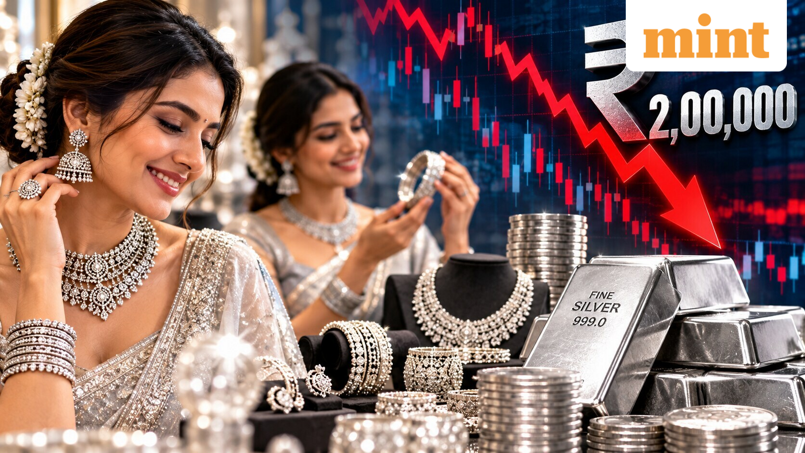 Silver rate today at 11-month low; slips below  ₹2 lakh in India — where will it go? Should you buy for good returns?
