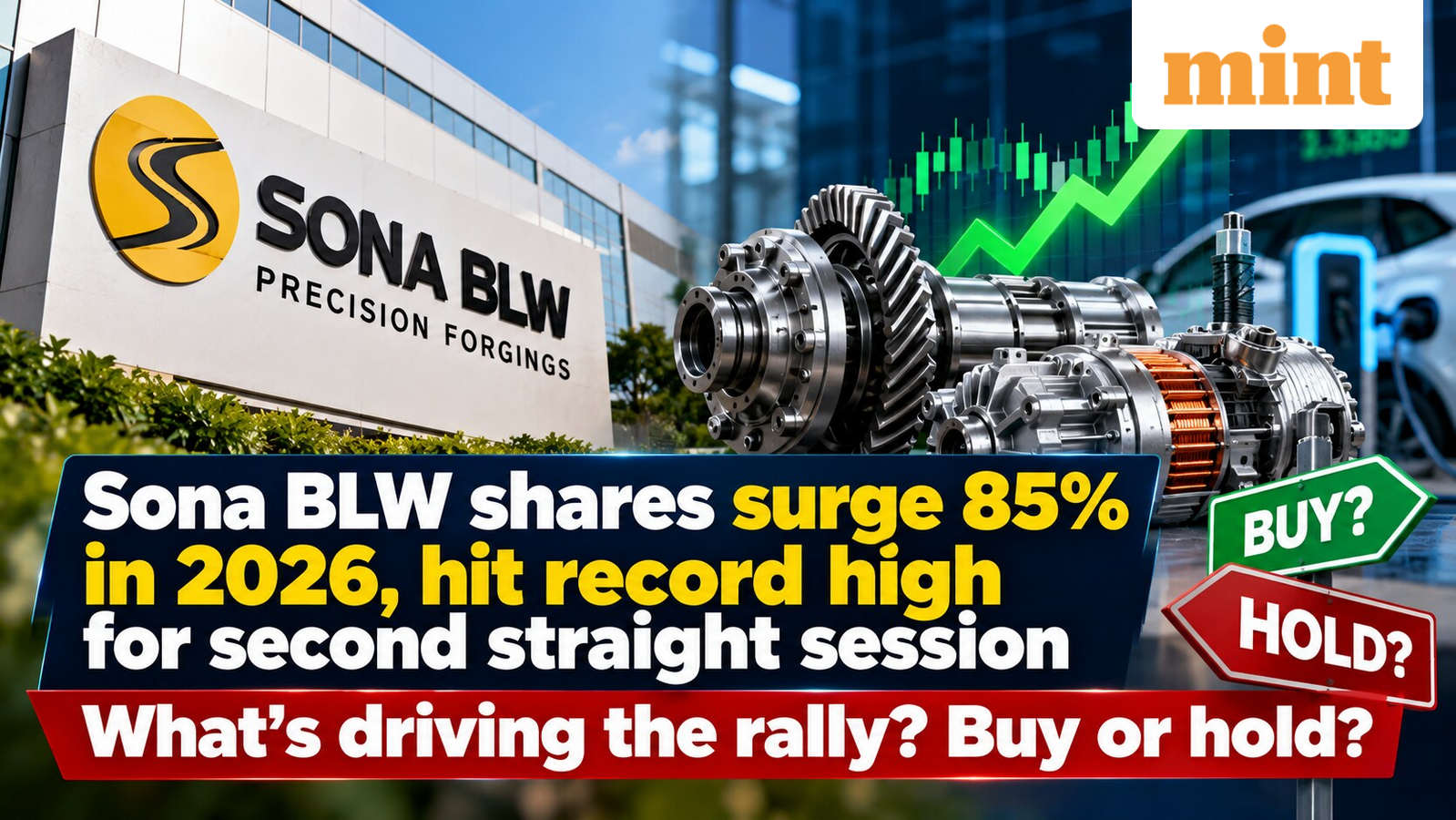Sona BLW shares surge 85% in 2026, hit record high for second straight session: What’s driving the rally? Buy or hold?