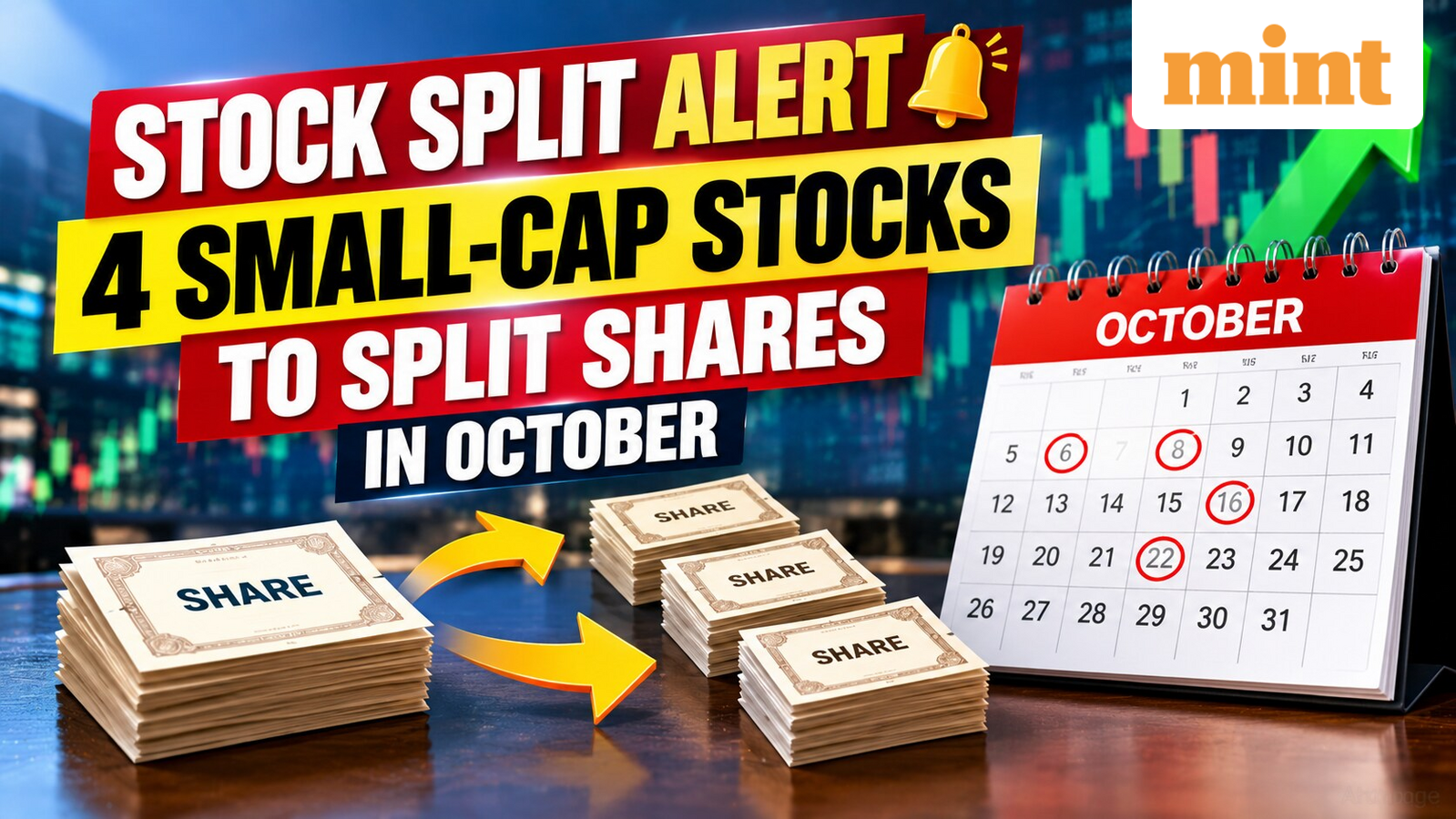Small-cap Stock Split alert: 4 shares ready for action in October 2026 — check record dates, ratios and performance | Stock Market News