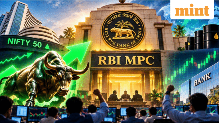 Sensex, Nifty up today: Why is Indian stock market rising ahead of RBI MPC meeting outcome? Explained with 3 reasons