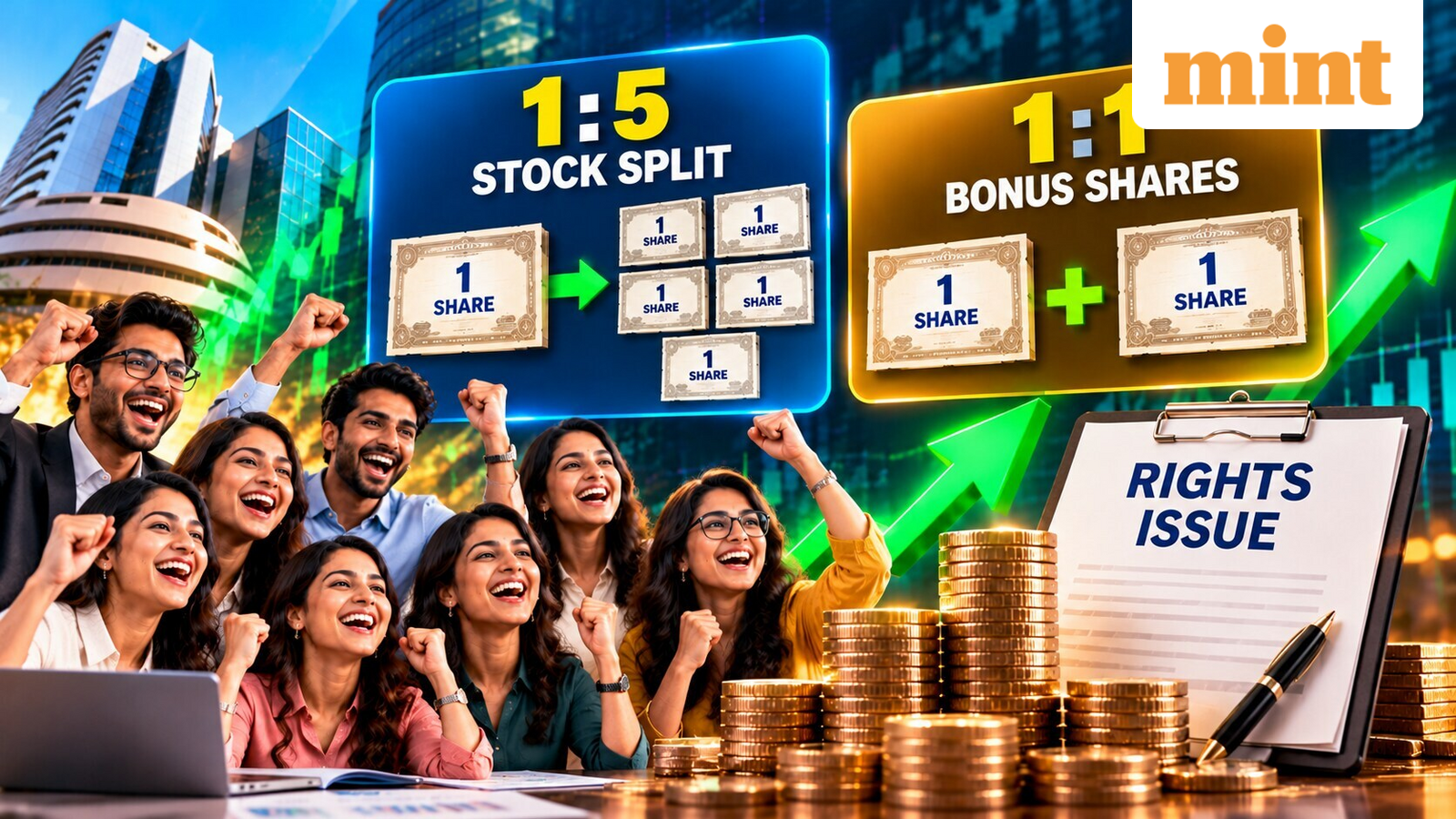 Small-cap stock under  ₹50 with 1:5 stock split, 1:1 bonus share history: Rights issue announced for  ₹160 crore value