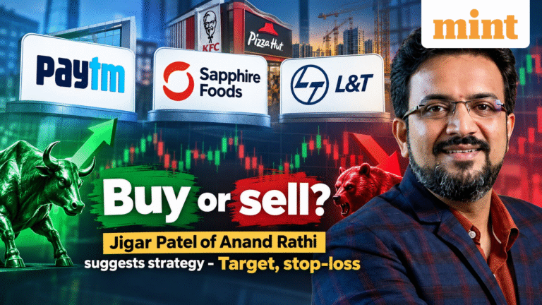Paytm, Sapphire Foods, L&amp;T shares: Buy or sell? Jigar Patel of Anand Rathi suggests strategy - Target, stop-loss