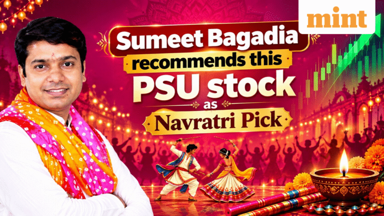 Stock to buy in short term: Choice Broking's Sumeet Bagadia recommends this PSU bank stock as Navratri Pick