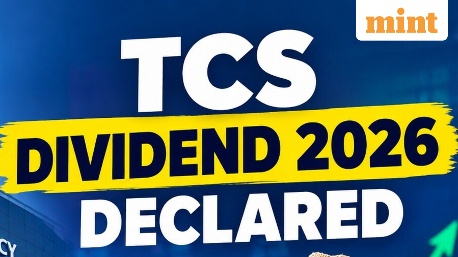 TCS dividend 2026 amount announced in Q2 results 2026, good news of cash reward; check amount, payment date, record date