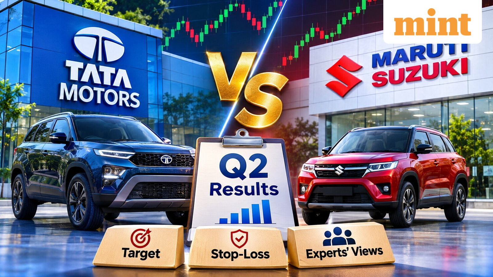 Tata Motors PV vs Maruti Suzuki shares: Which auto stock to buy after Q2 results 2026? Experts' views, target price