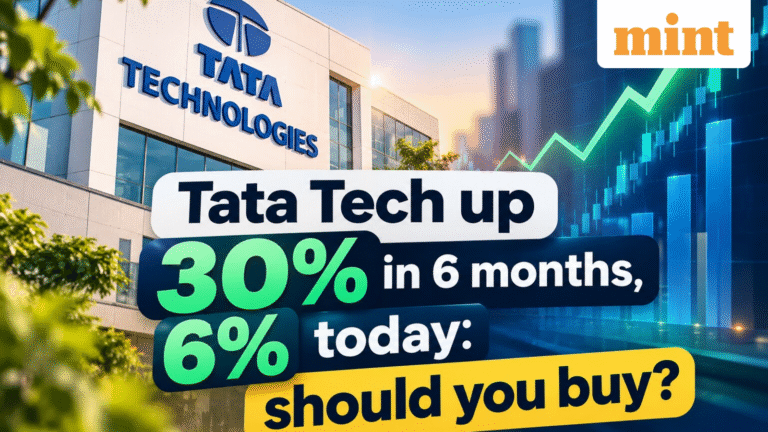 Tata Technologies stock jumps 30% in 6 months, up 6% today: Should you buy now? Check target, support levels