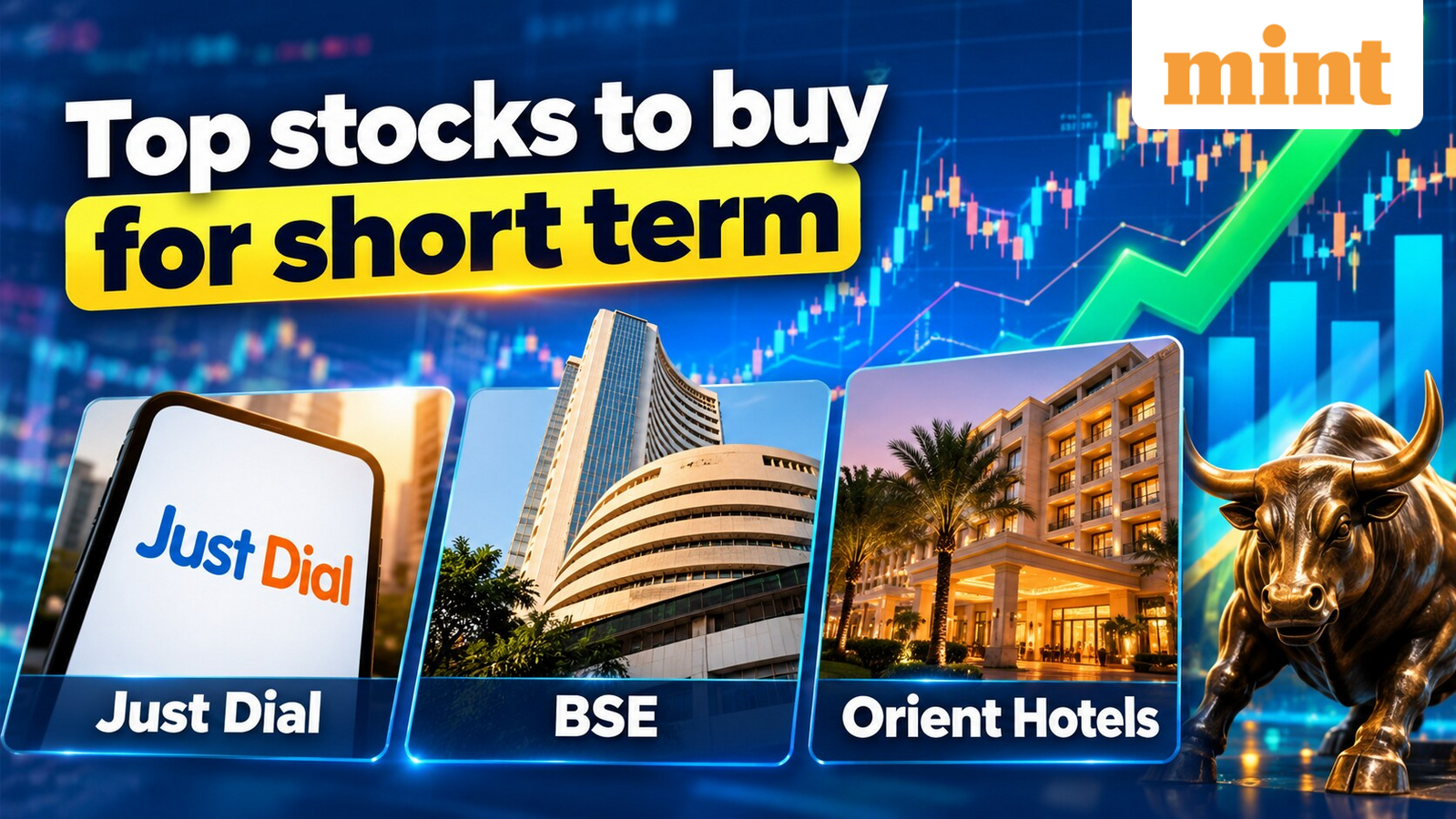 Top stocks to buy for short term: Just Dial, BSE, Orient Hotels - Target price, stop-loss by Anand Rathi's expert
