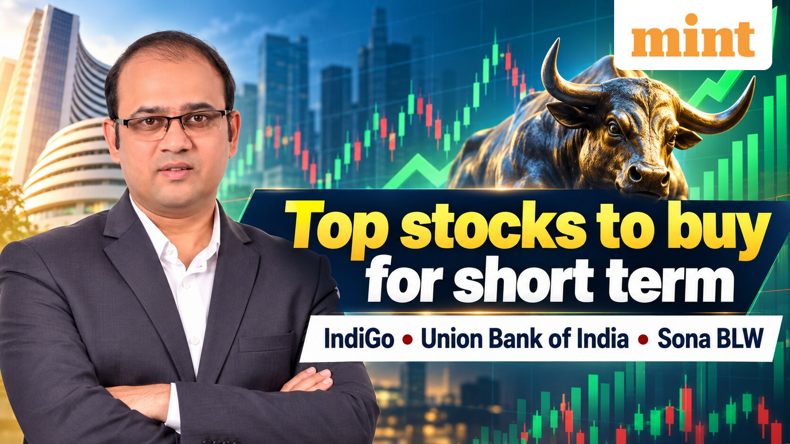 Top stocks to buy for short term: Kotak Neo's expert suggests IndiGo, Union Bank of India, Sona BLW - Target price