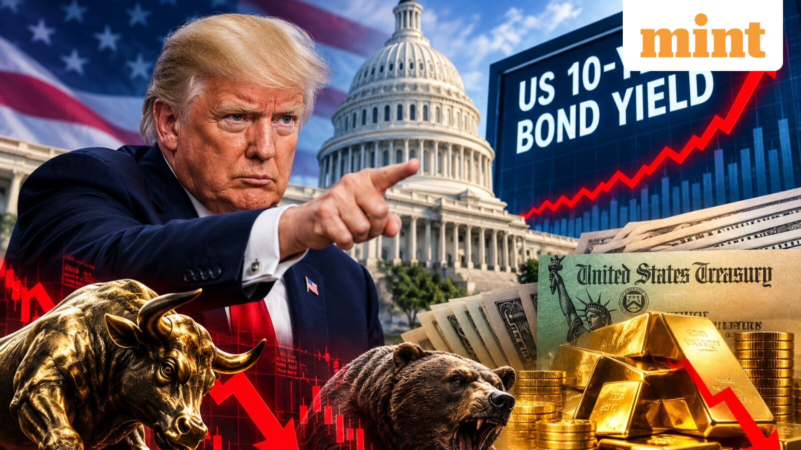 US bond yields: Trump may disappoint stocks, gold investors with these 2 steps to resolve debt crisis | Experts' view