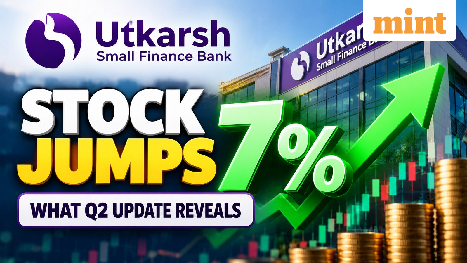 Utkarsh Small Finance Bank share price jumps 7% after Q2 business update: Why it matters to investors; how share fared