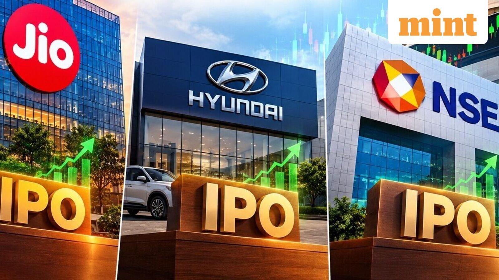 IPO Subscription status comparison: Reliance Jio IPO vs Hyundai IPO vs NSE IPO - Who won the race?