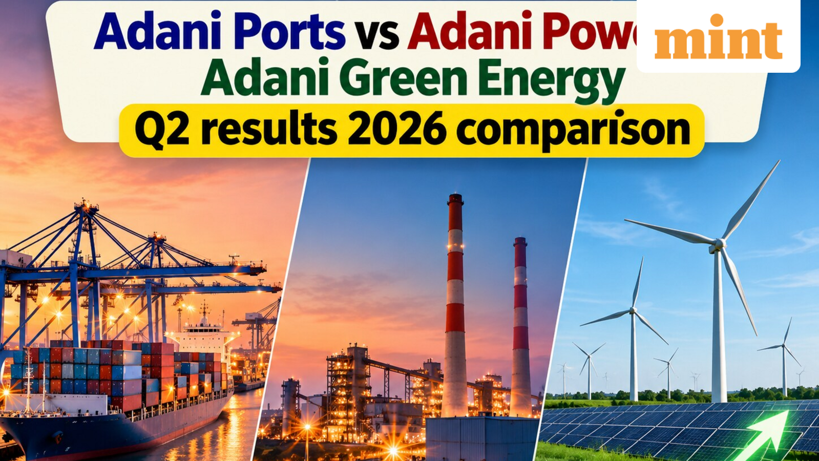 Big Adani stocks Q2 comparison: Adani Ports vs Adani Power vs Adani Green Energy shares; Who delivered beyond estimates?