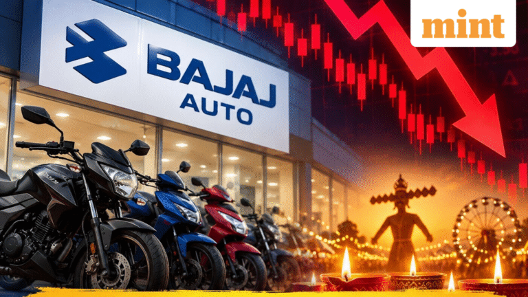 Bajaj Auto shares crash 8% on weak sales data, down 18% in 1 month: Will Dussehra-Diwali drive rebound? Expert decodes | Stock Market News