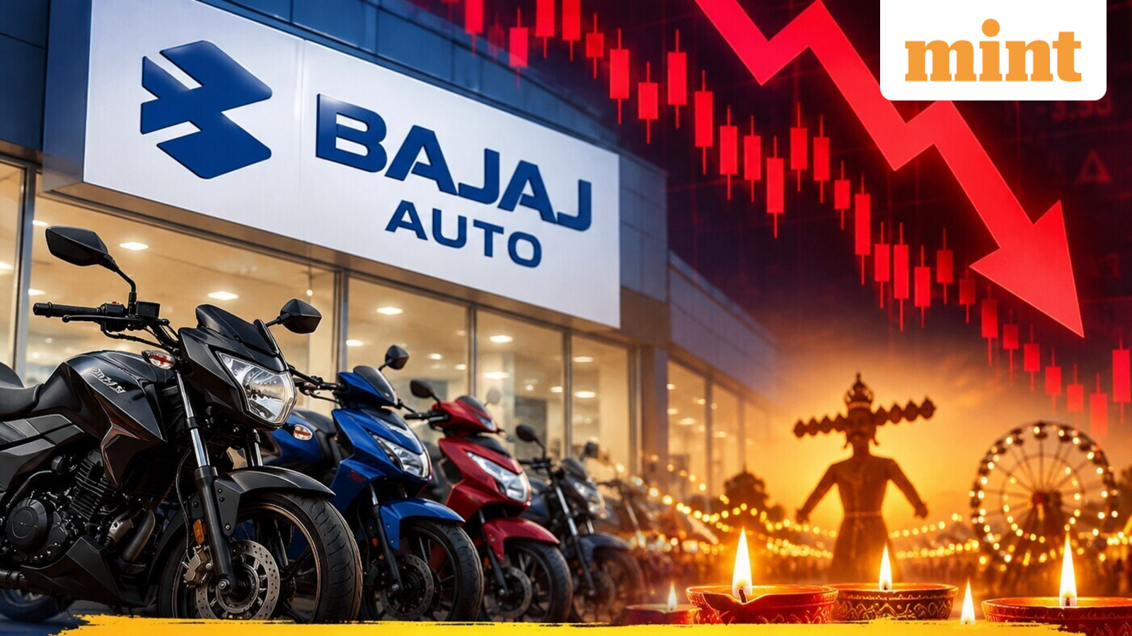 Bajaj Auto shares crash 8% on weak sales data, down 18% in 1 month: Will Dussehra-Diwali drive rebound? Expert decodes | Stock Market News