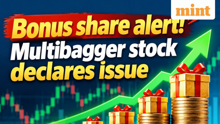 Bonus share alert! After 677% return in 1 year, multibagger stock declares issue; Do you own? Ratio, record date update