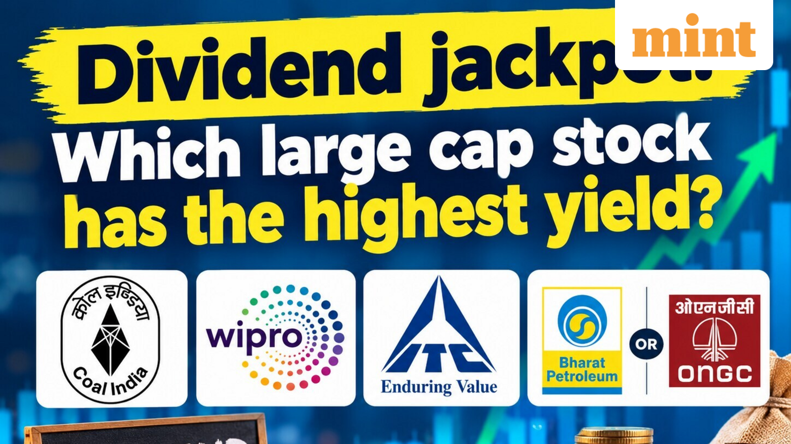 Dividend jackpot shares: Coal India, Wipro, ITC, BPCL or ONGC? Which large cap stock has the highest yield? Data details