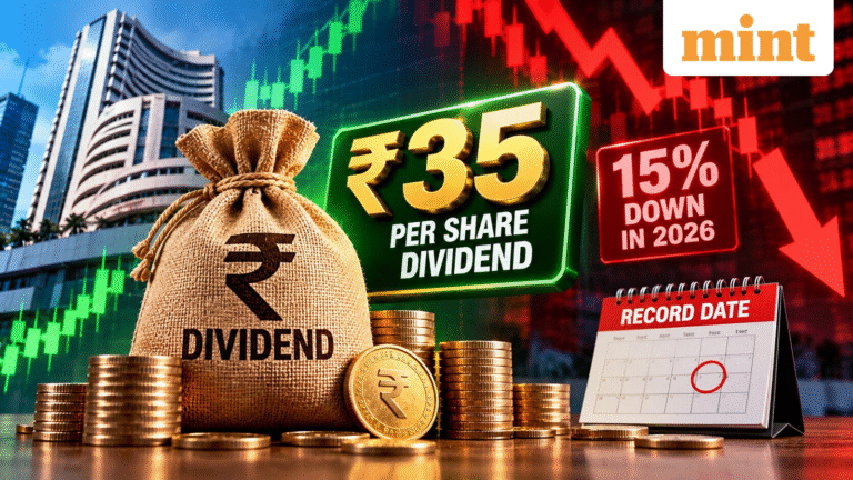 ₹35 per share dividend stock: 15% down in 2026 but cash reward announced - Check record date