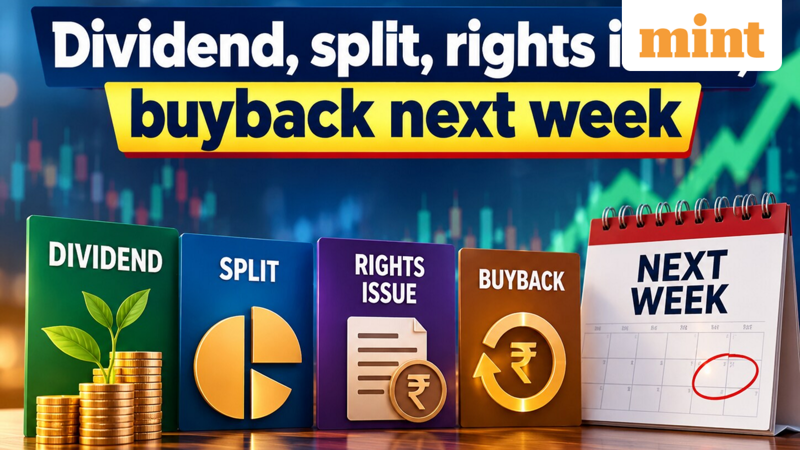 Dividend, split, rights issue, buyback next week: Hexaware Tech, Cyient, RailTel to Sagility - Check record dates
