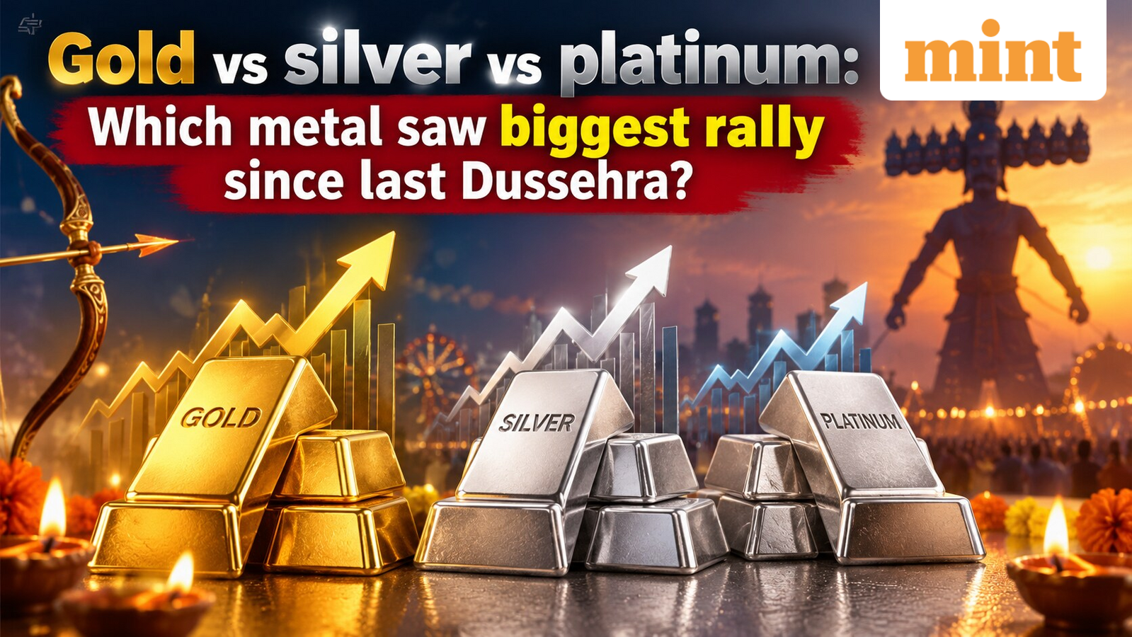 Gold vs silver vs platinum: Which metal saw biggest rally since last Dussehra? Experts explain outlook