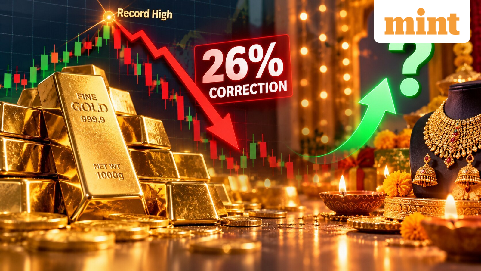 Gold corrects 26% from January record high | Is this a buying opportunity ahead of Diwali?