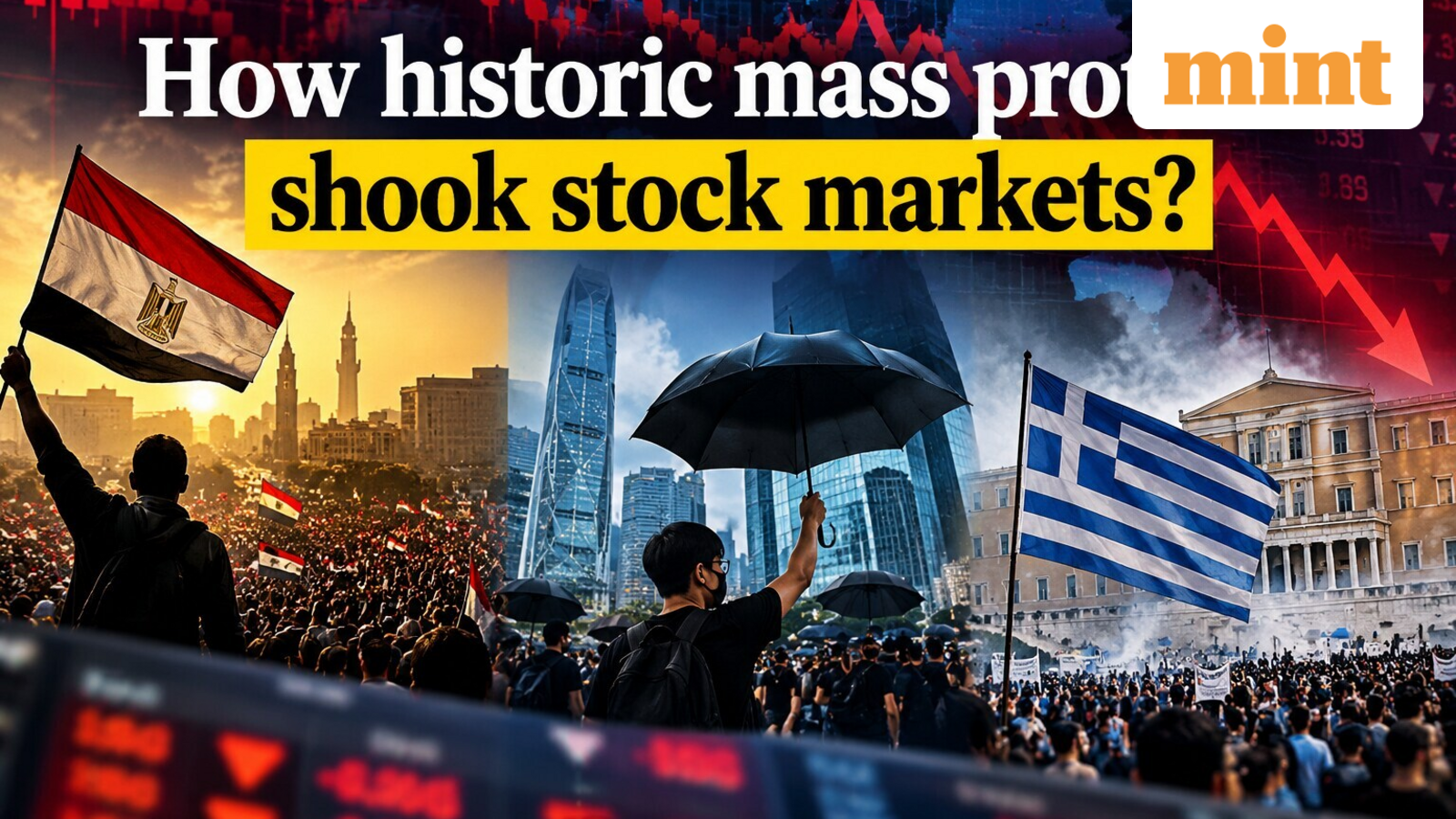 Arab Spring, Hong Kong protests, Greece anti-austerity unrest: How historic mass protests shook stock markets?