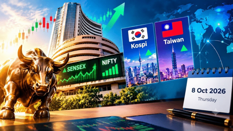 Stock market prediction for tomorrow: Sensex, Nifty outlook for Thursday | Kospi, Taiwan cues to watch | 8 Oct 2026