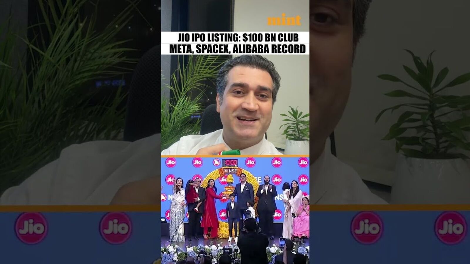 JPL share price: Jio Platforms IPO listing gains explained - How much profit investors made on debut
