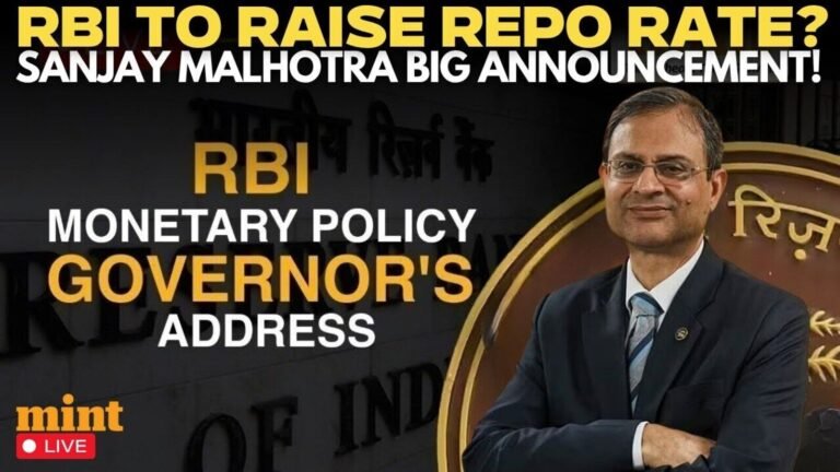 RBI MPC Meeting October 2026 outcome announcement today at 10 am: When, where to watch LIVE Guv Sanjay Malhotra’s speech