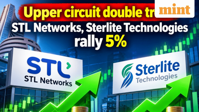 Upper circuit bonanza! STL Networks, Sterlite Tech rally 5% - What's fuelling surge and what lies ahead for investors | Stock Market News