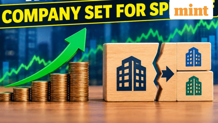 After 100% up in 6 months, company set for spin off - Check record date, new entity, shareholders benefits, ESOPs