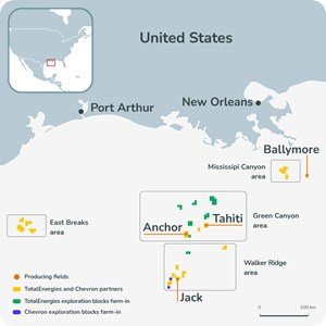 TotalEnergies enters 26 Chevron U.S. Gulf exploration blocks