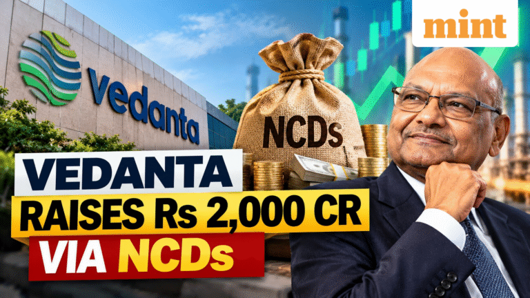 Up 50% in 1 year, Vedanta raises  ₹2,000 crore via NCDs: Check full details - what it means for shareholders, company | Stock Market News